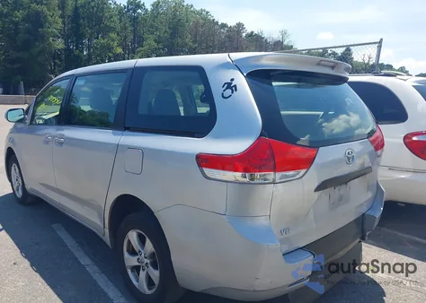 2014 Toyota Sienna L V6 7 Passenger from USA, damaged, VIN 5TDZK3DC9ES518653